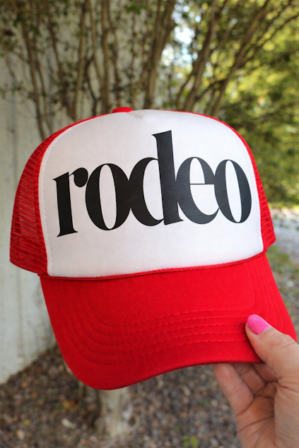 Rodeo trucker hat