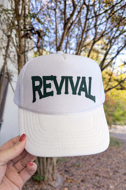 White Revival Trucker Hat