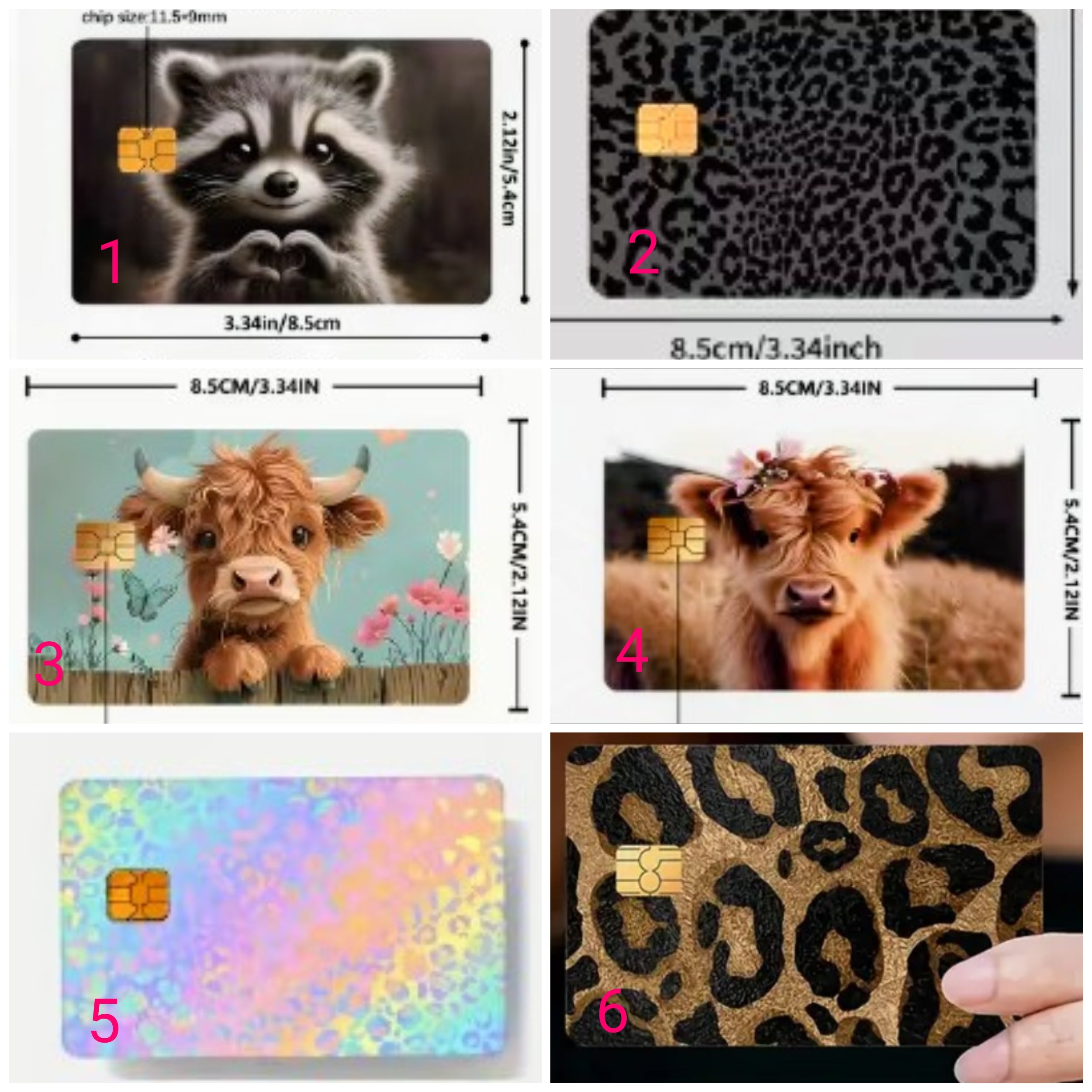 Credit/debit Card sticker skin