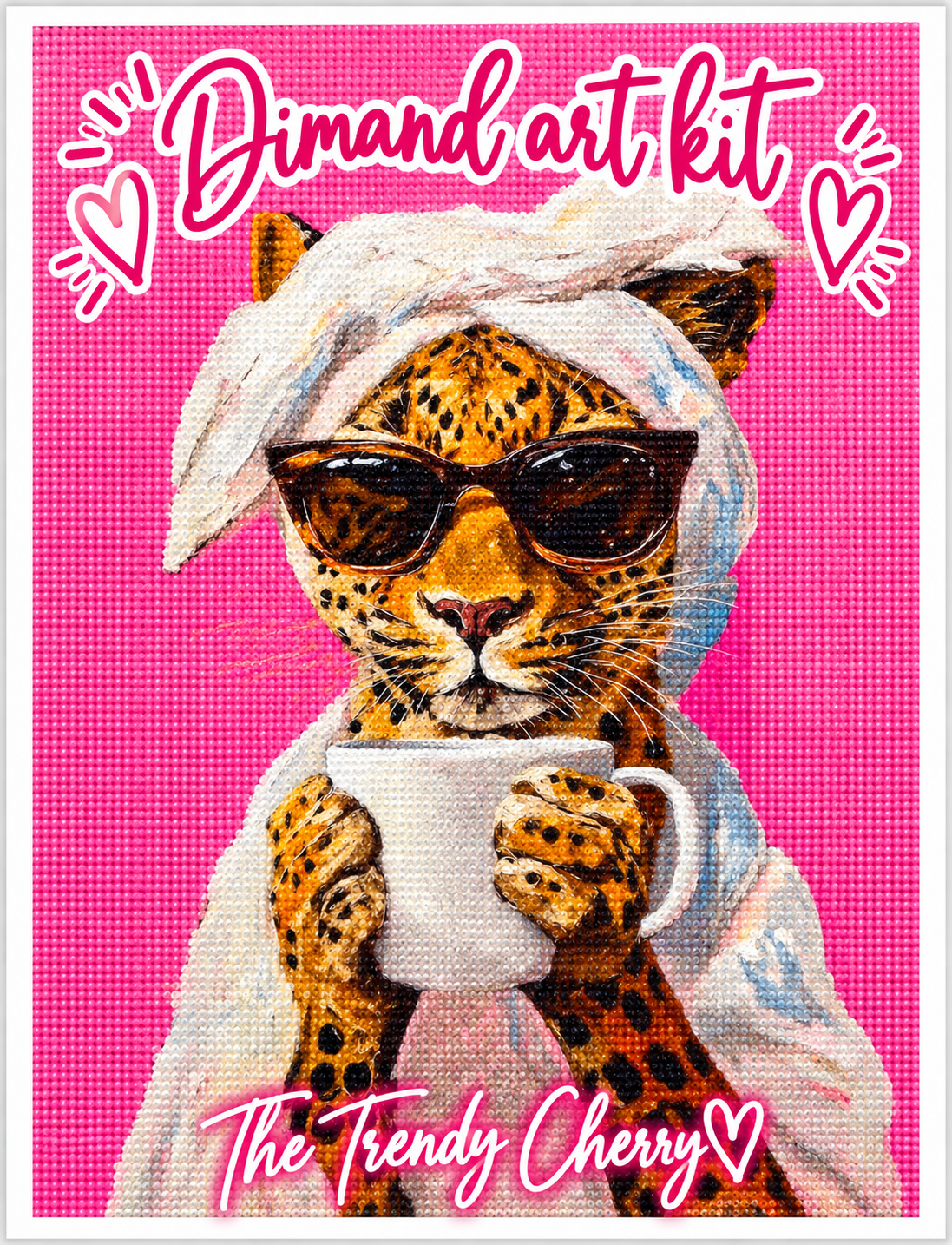 Diamond By Number Kit-Morning Leopard