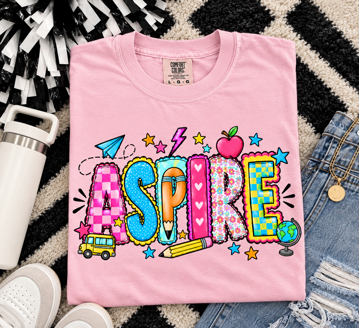 Pink School Aspire T-Shirt