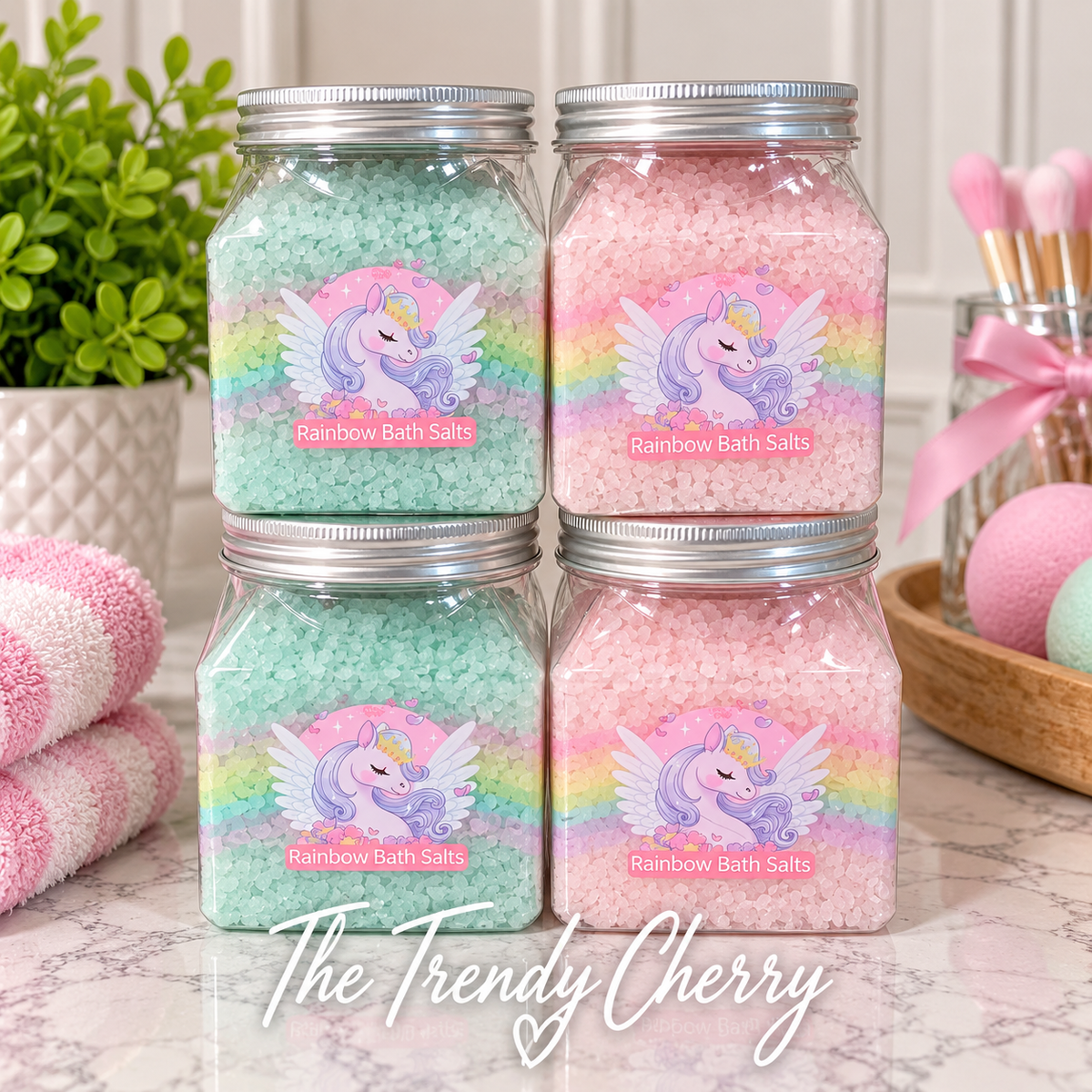 Simply Bella Rainbow bath salts