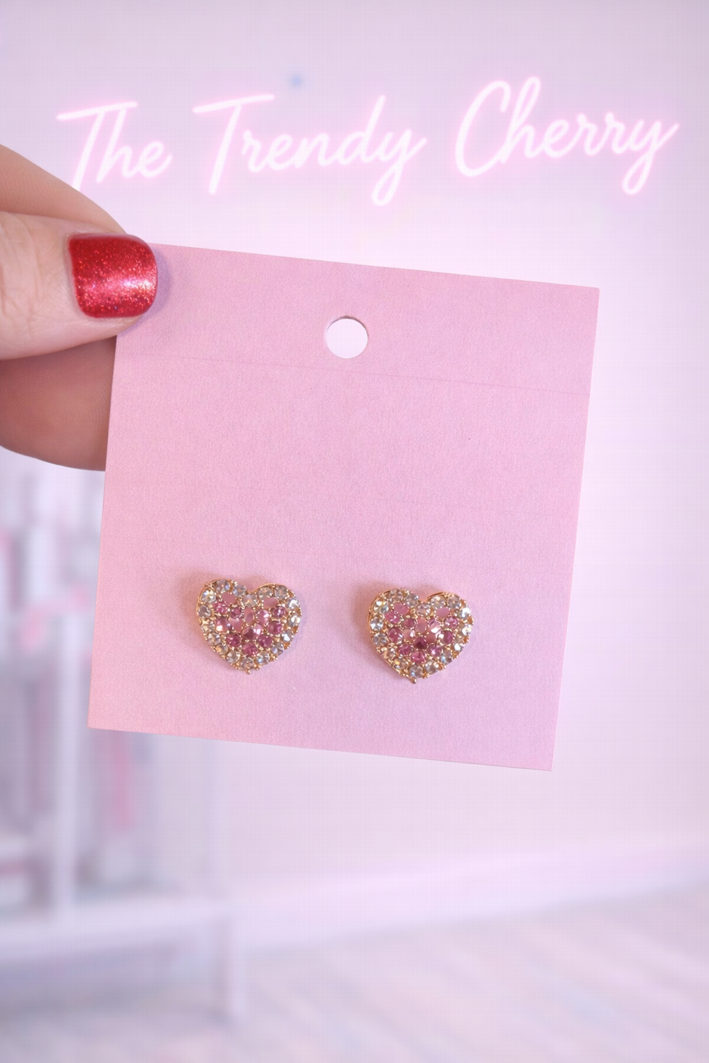 Sweetheart heart earrings