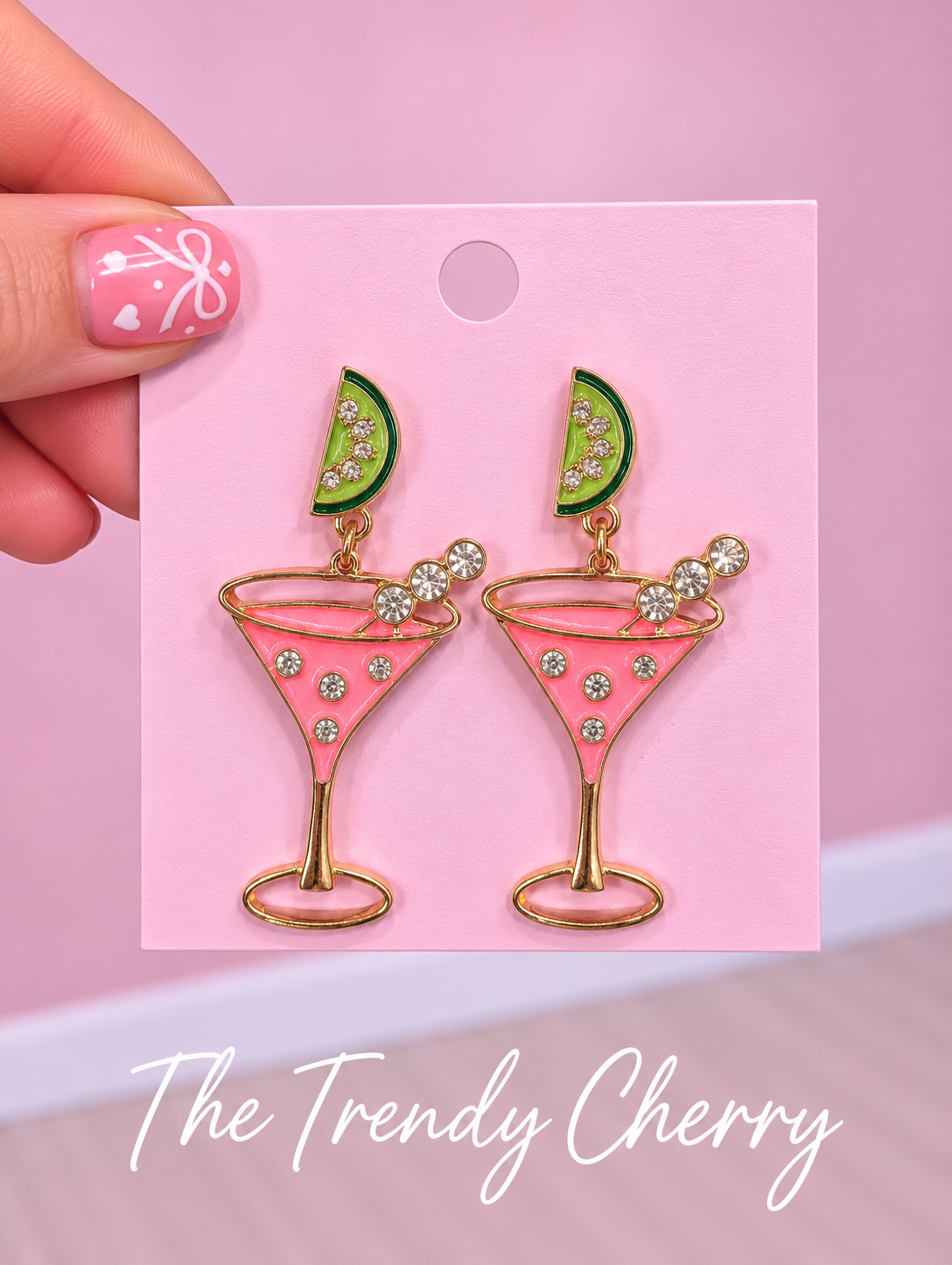 Pink Martini Earrings