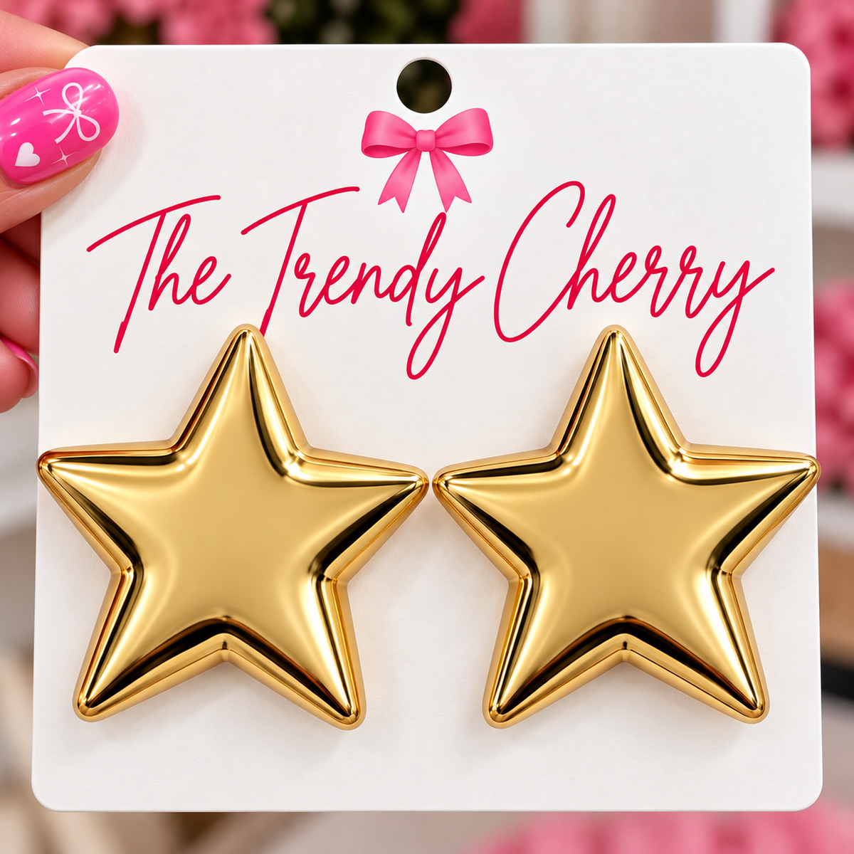 Chunky Star Earrings
