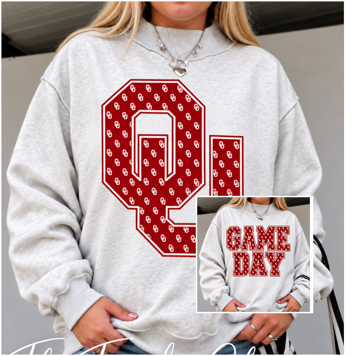 OU & Game Day Mock Neck Sweatshirt