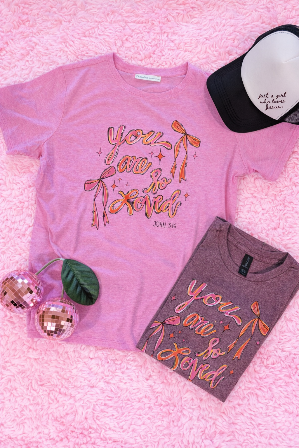 You are so loved purple T-shirt