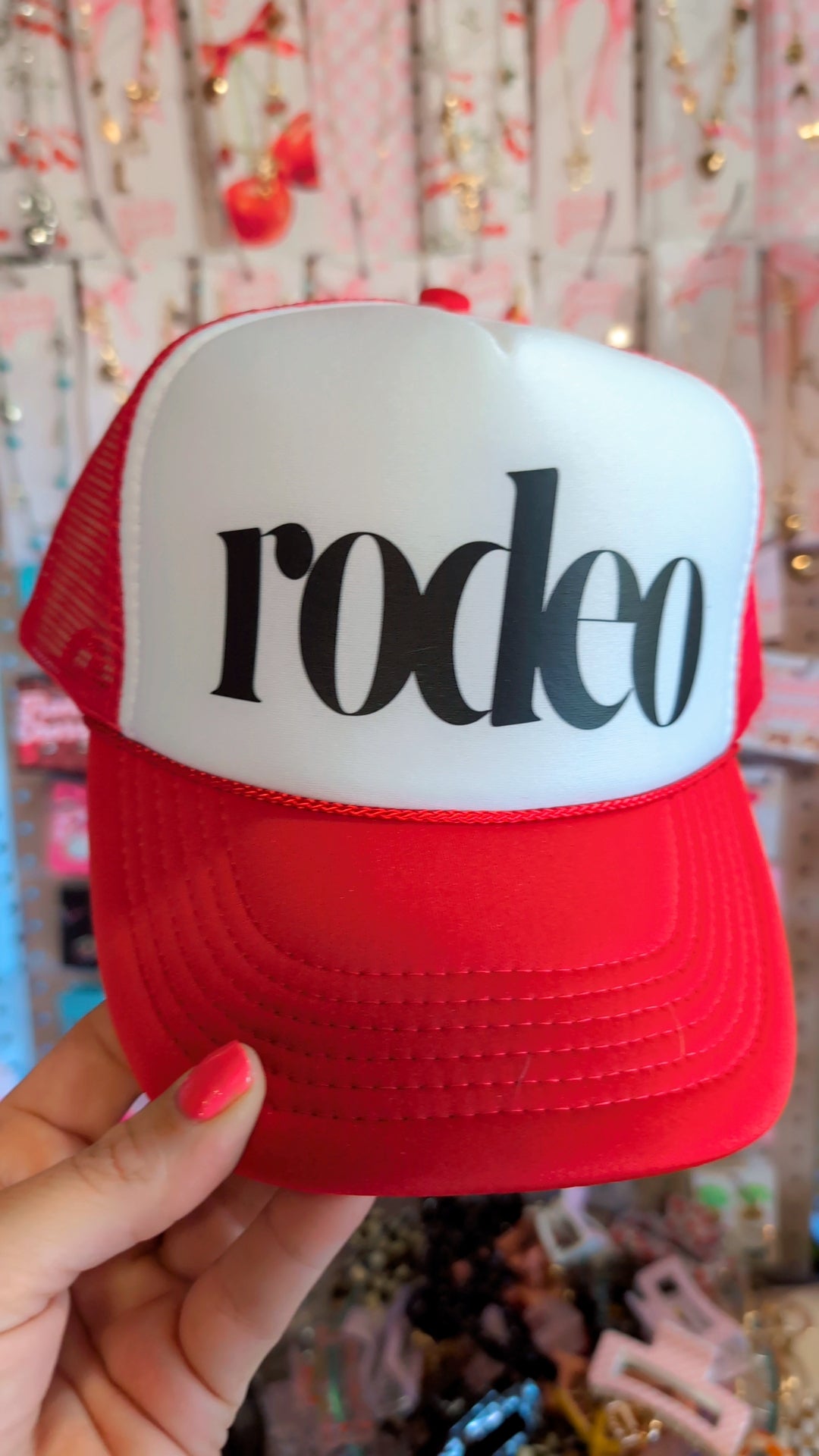 Rodeo trucker hat