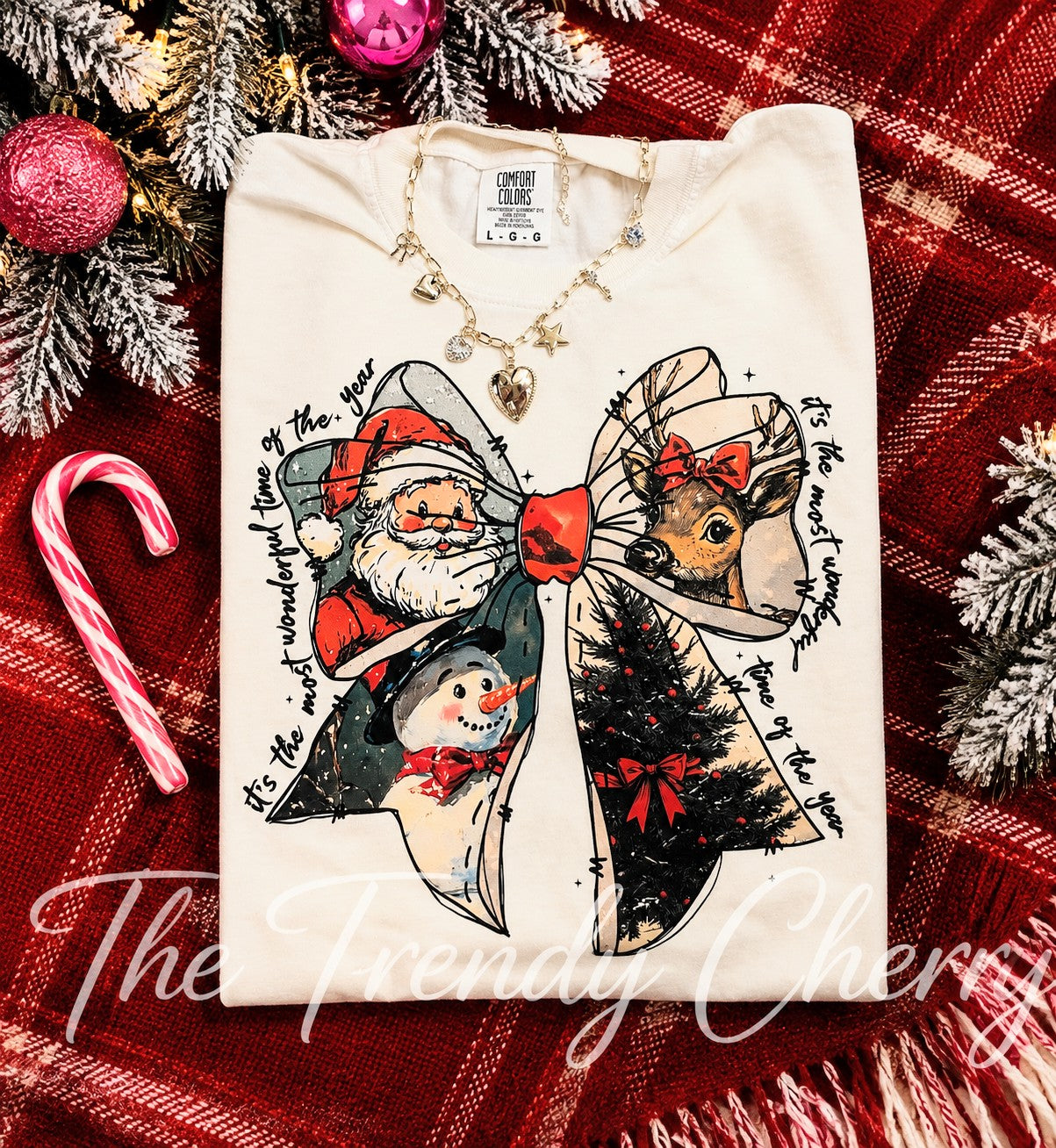 Vintage Christmas- The Most Wonderful Time of Year T-Shirt