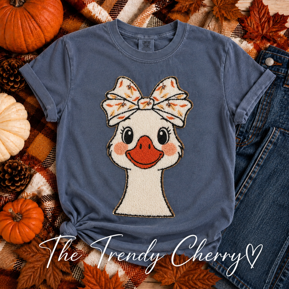 Fall Goose Patch T-shirt