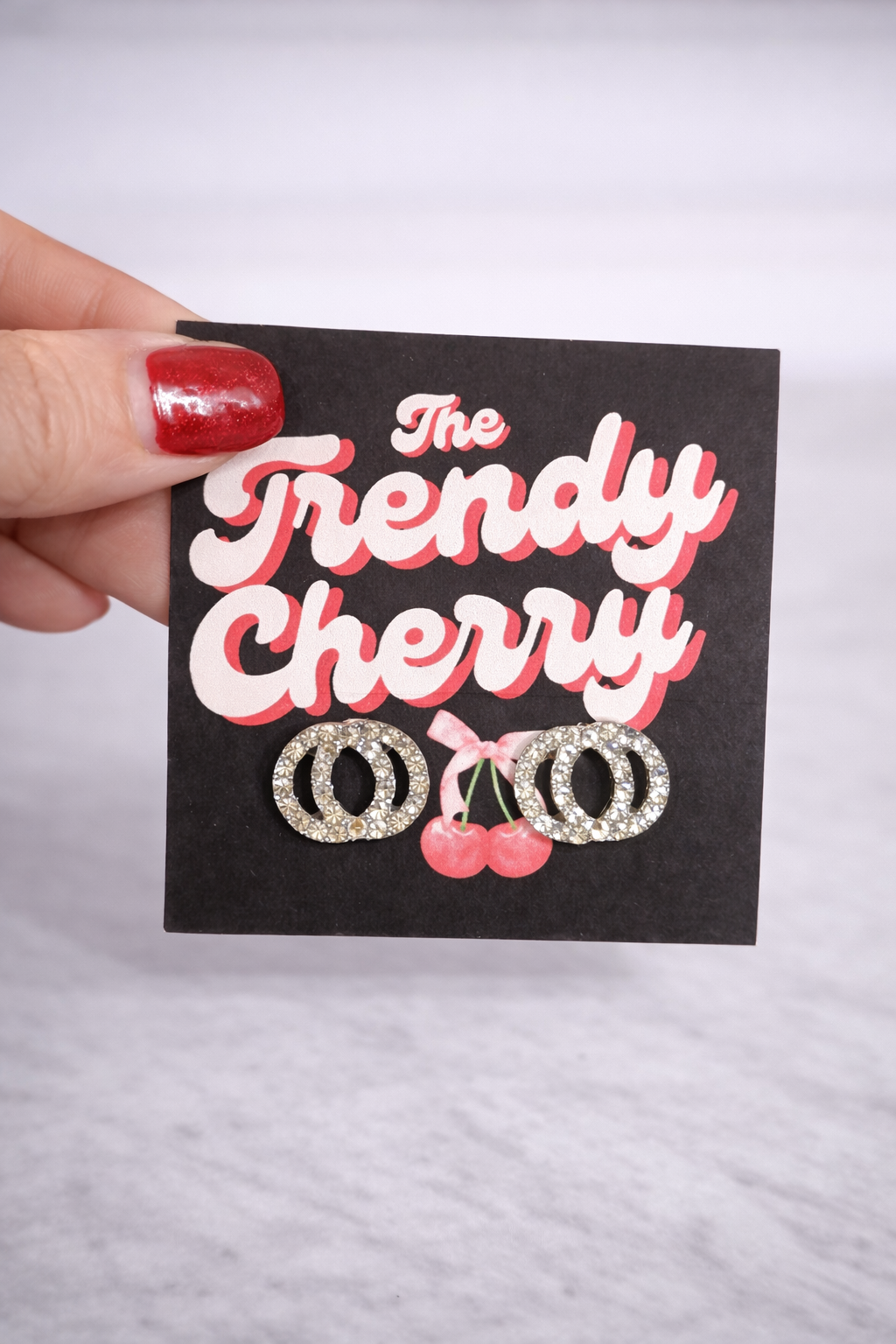 All trends Silver circles earrings