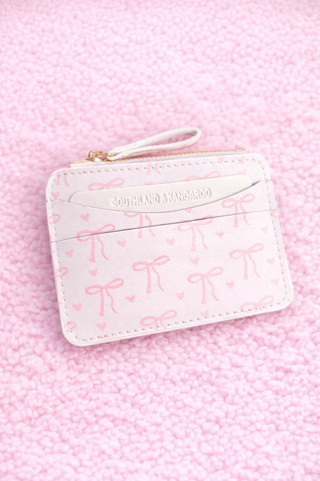 Light pink coin wallet