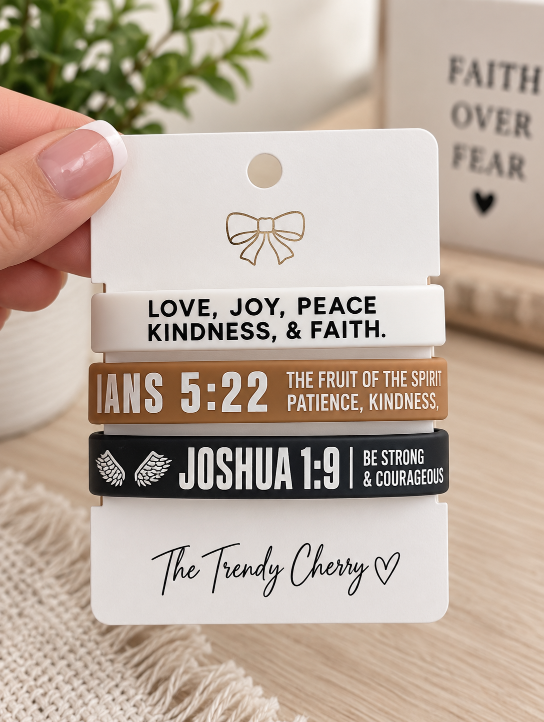 3 Randomly Selected Bible Verse Bracelets