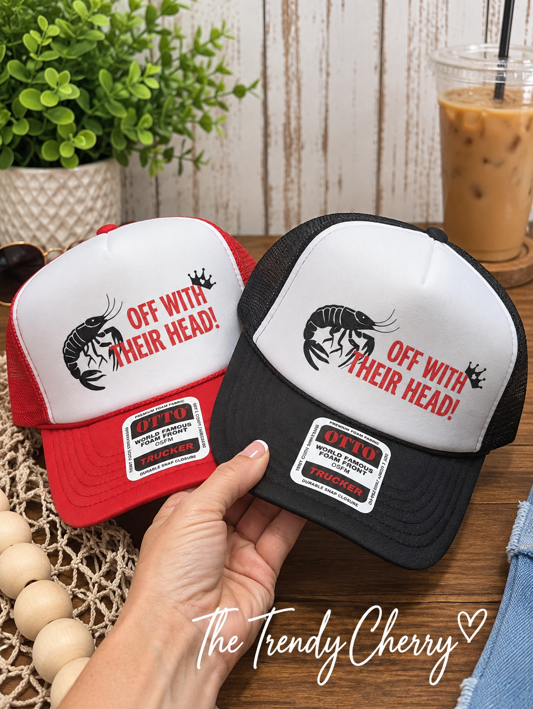 Crawfish, Off with their heads Trucker Hat