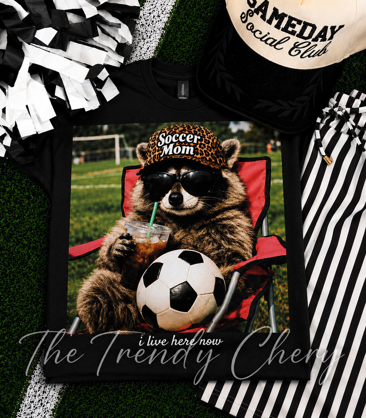 Soccer Mom, I live here now T-Shirt