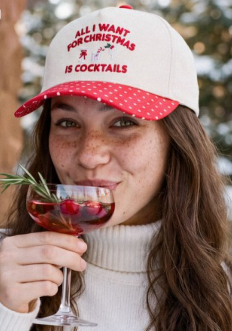 CC All I want for Christmas is a Cocktail Truck Hat