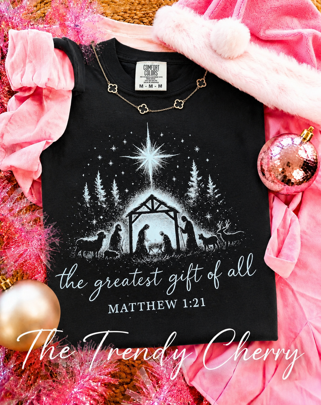 Matthew 1:21 Christmas T-shirt