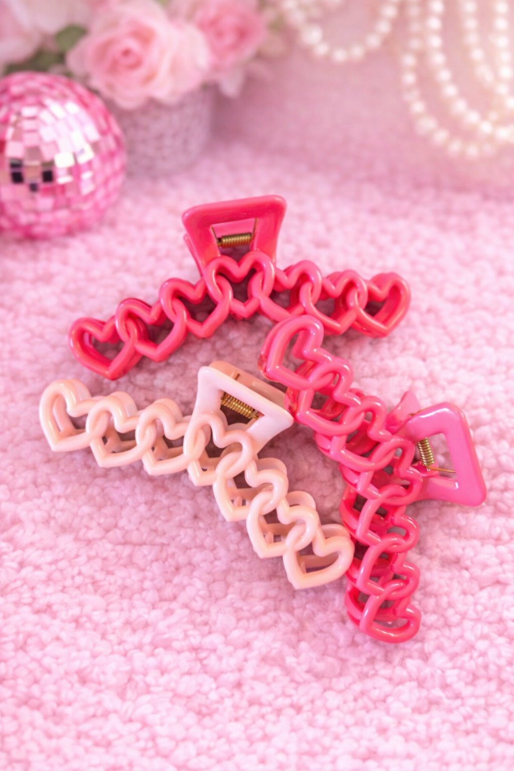 Heart claw clip