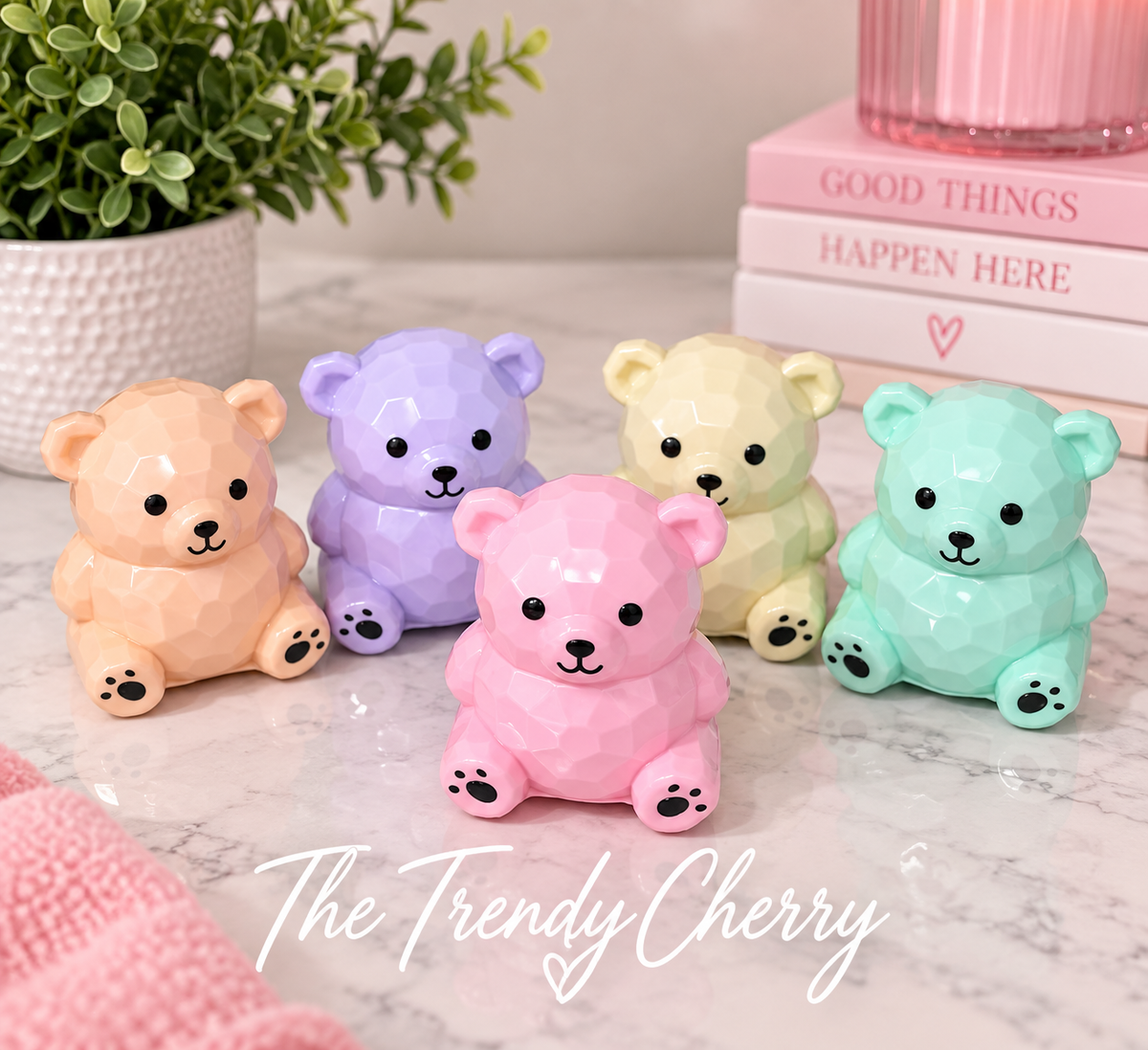Teddy bear lip balm