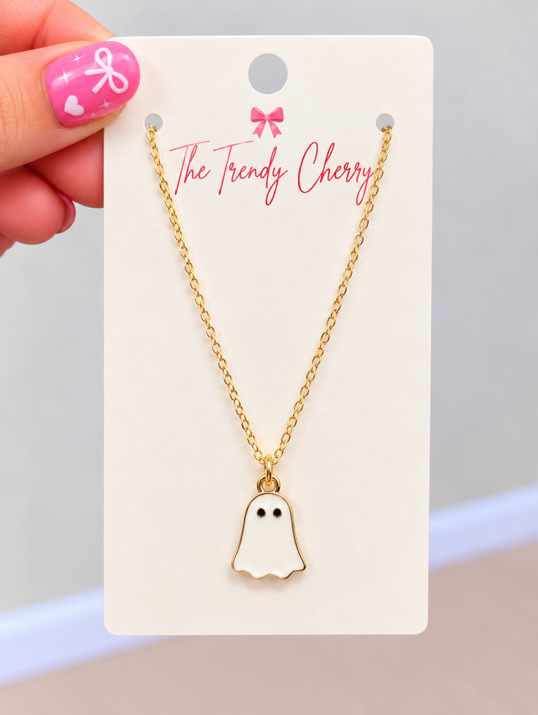 Gold Ghost Necklace