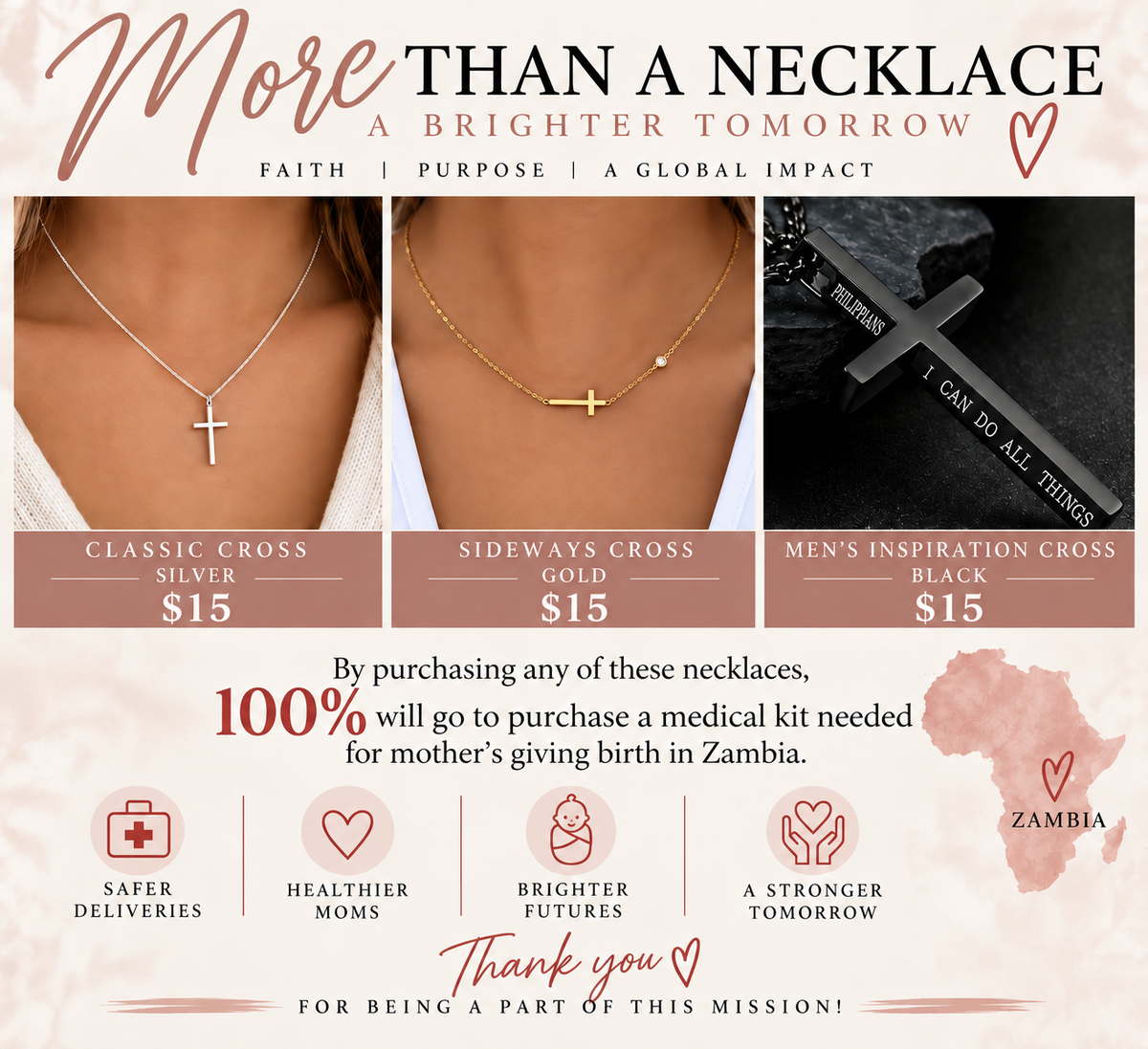 Zambia Mission Necklace