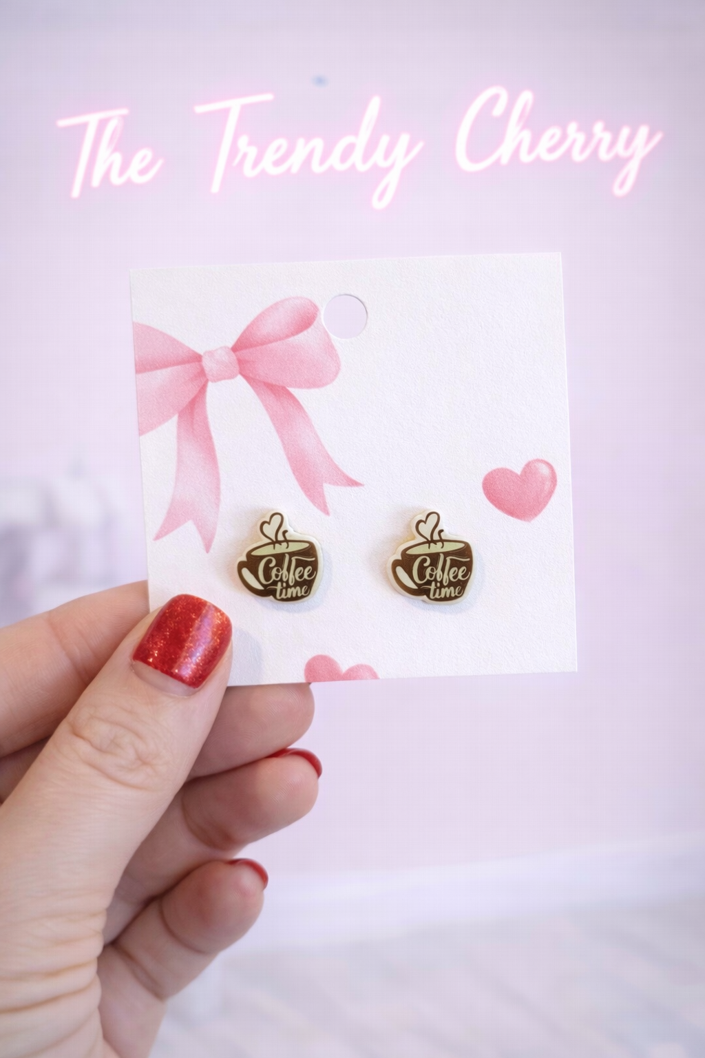 Coffee lover earrings