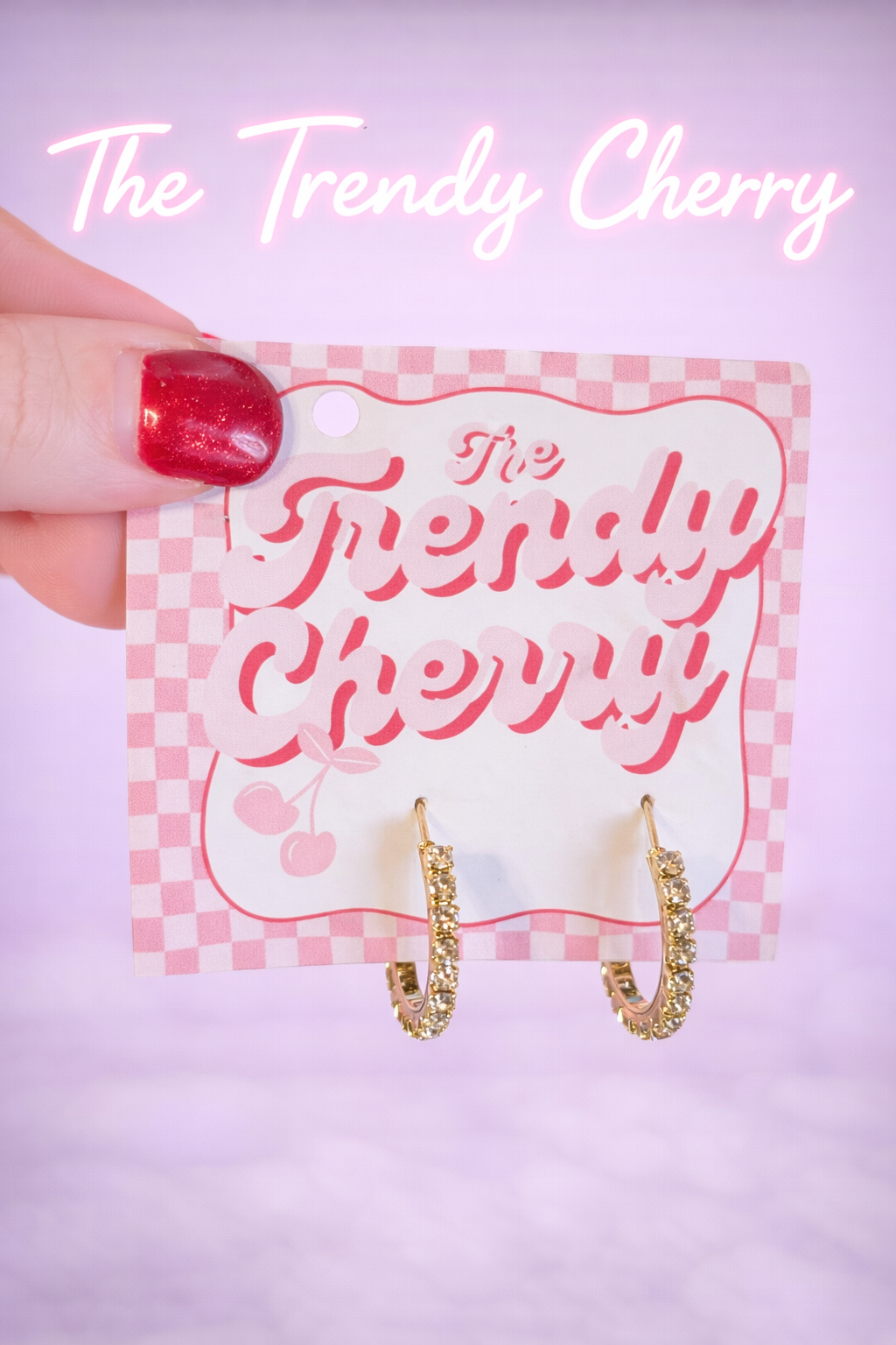 Perfect size gold hoops earrings