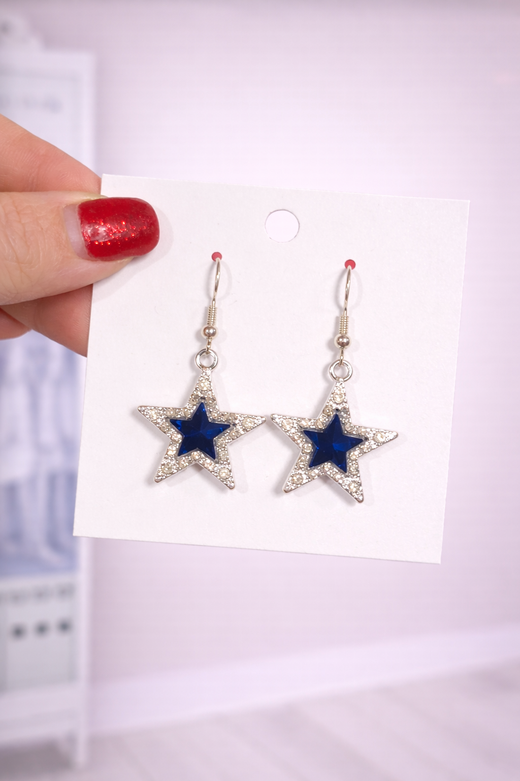 Dallas cowboys Star earrings
