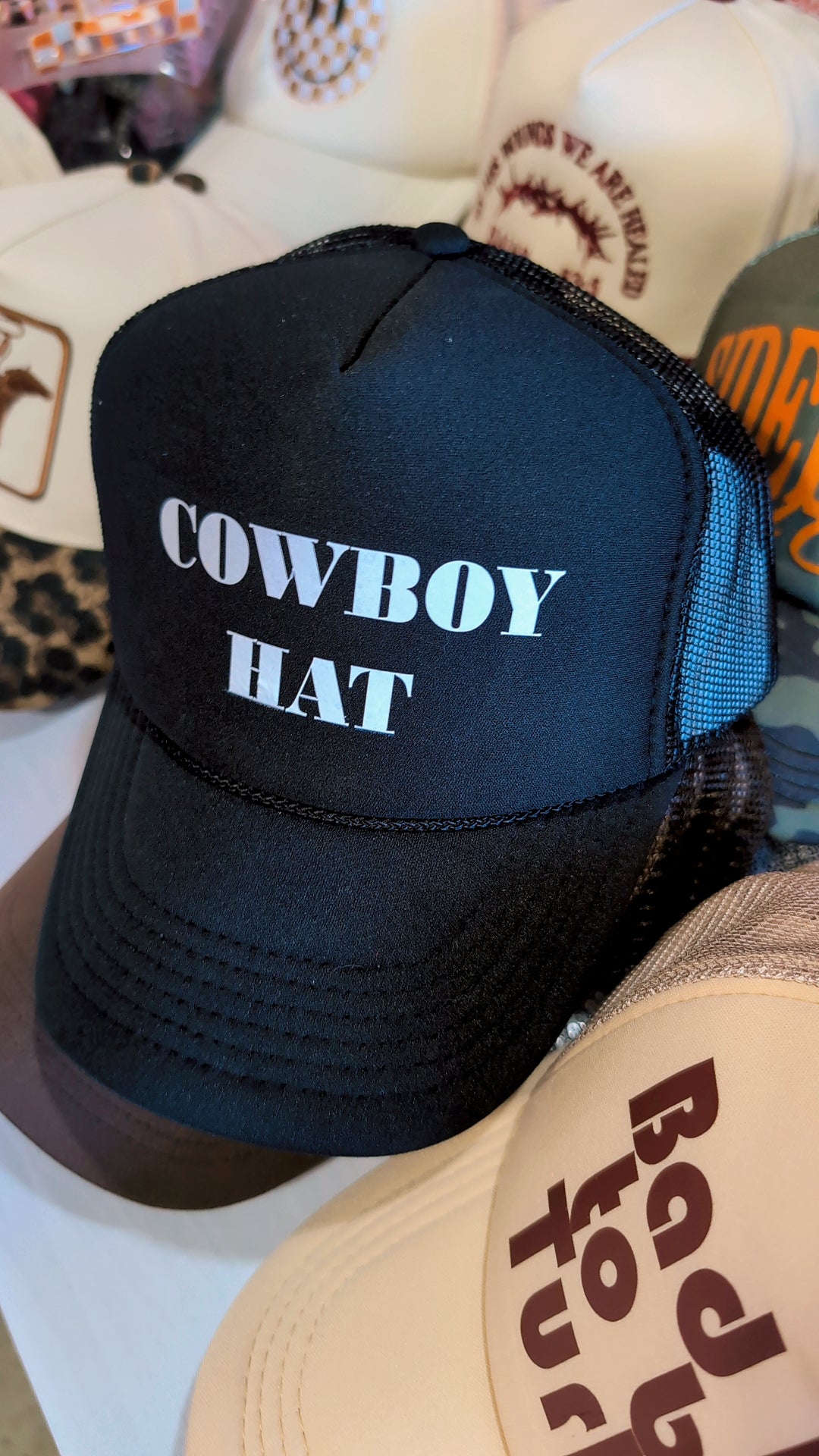 Cowboy hat- trucker style