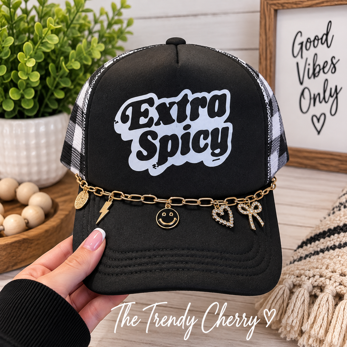 Extra Spicy with removable hat chain