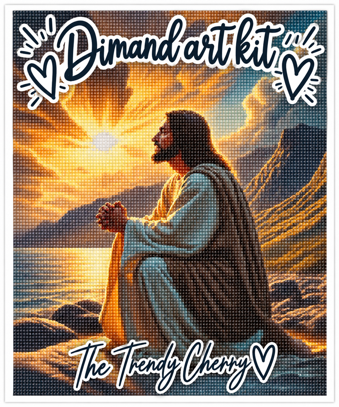 Diamond By Number Kit- Jesus