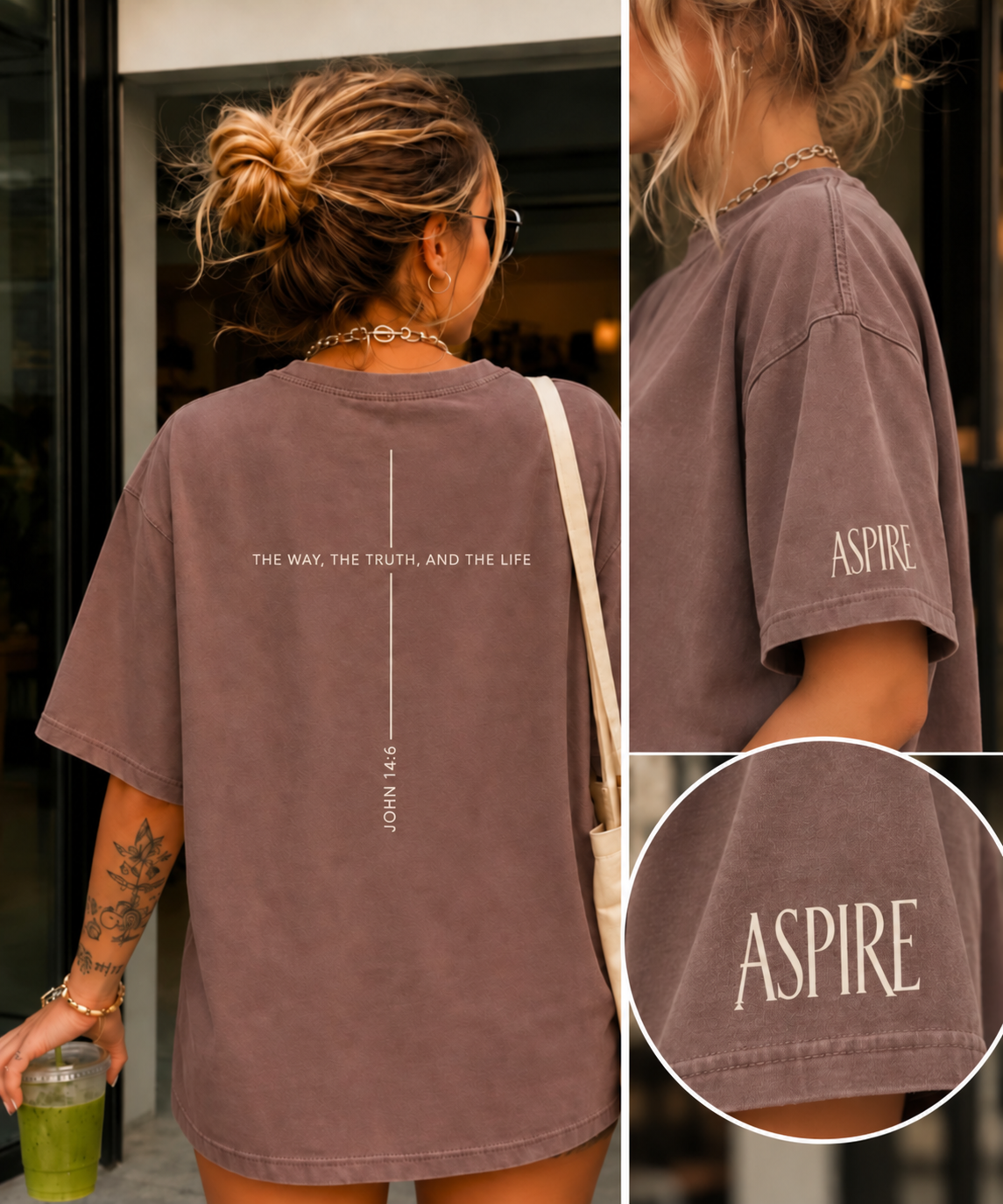 The Way, The Truth, The Life, Aspire T-shirt