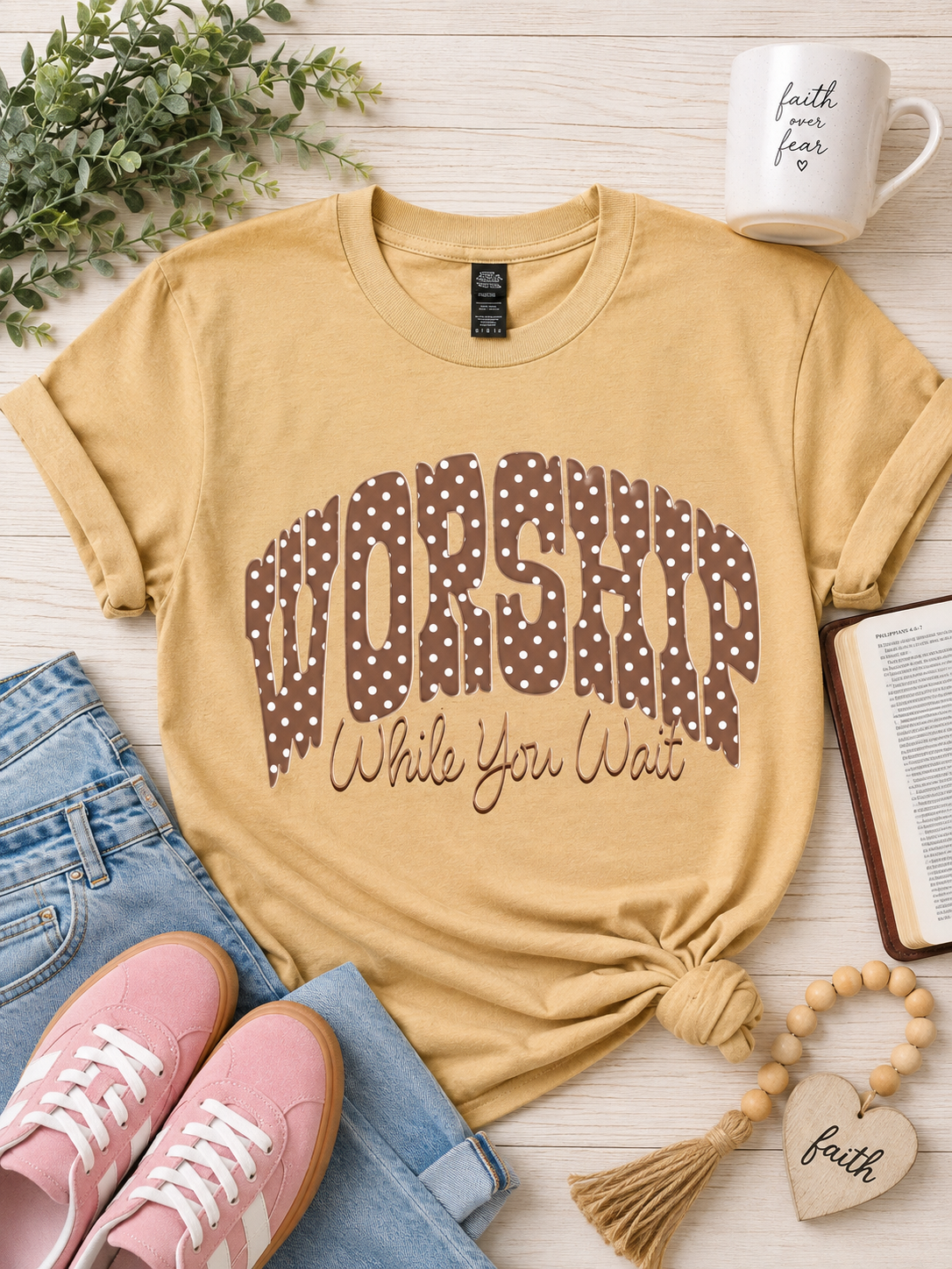 Worship While You Wait T-Shirt