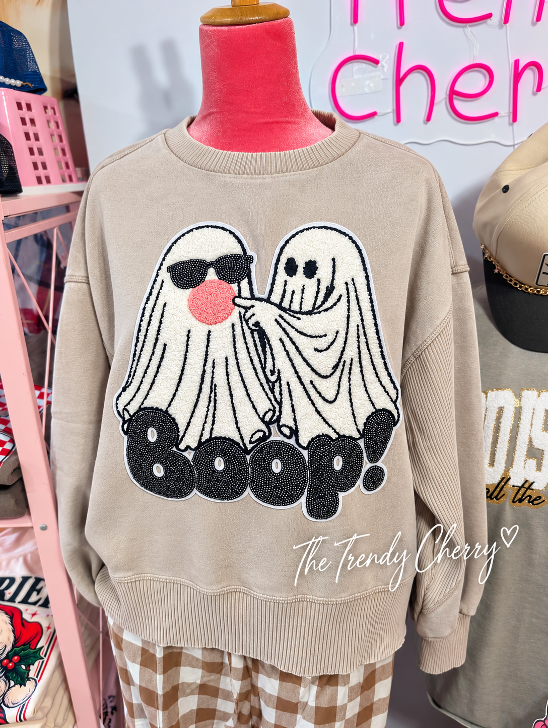 Boop! Fall Fun Zenana Sweatshirt