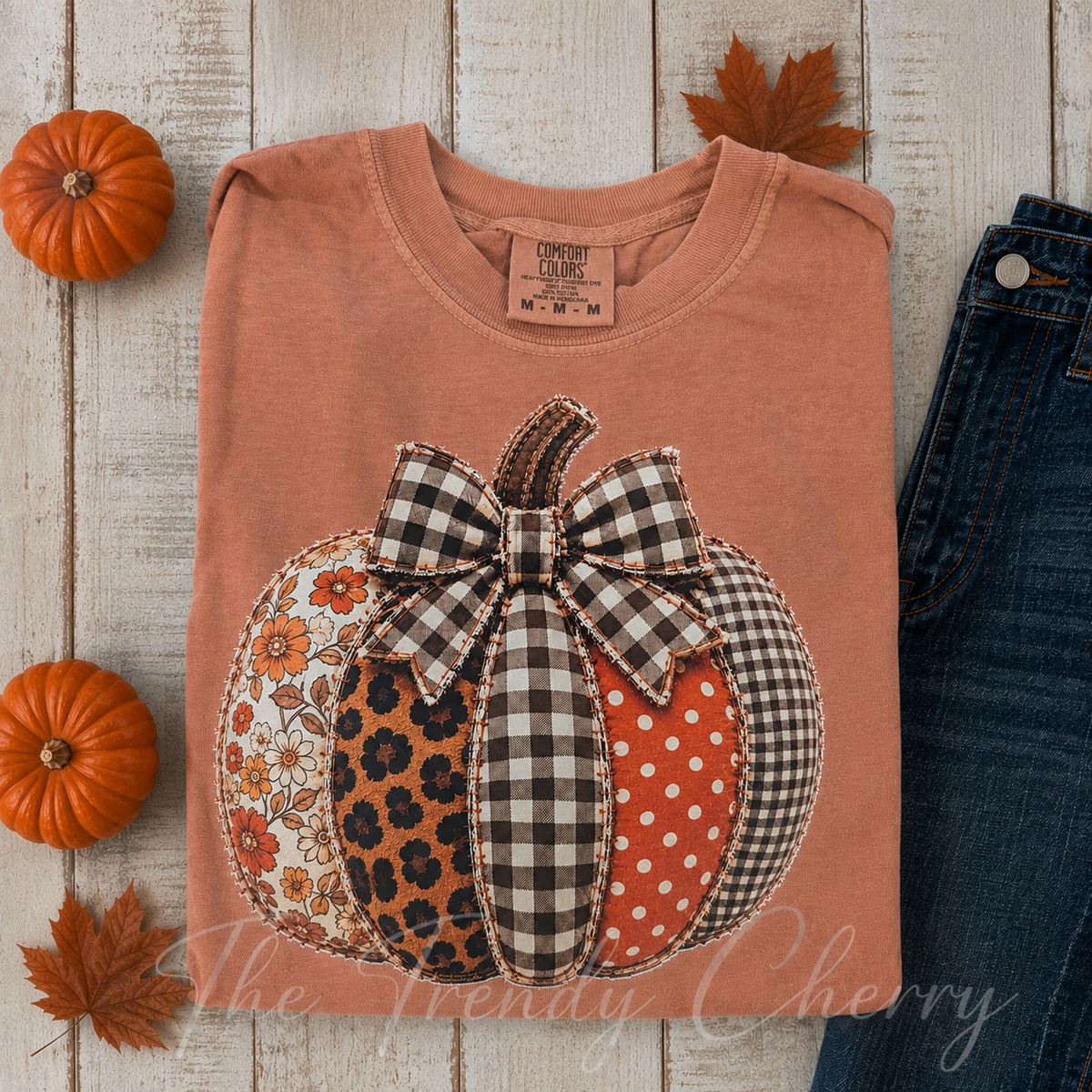 Patchwork Pumpkin T-Shirt