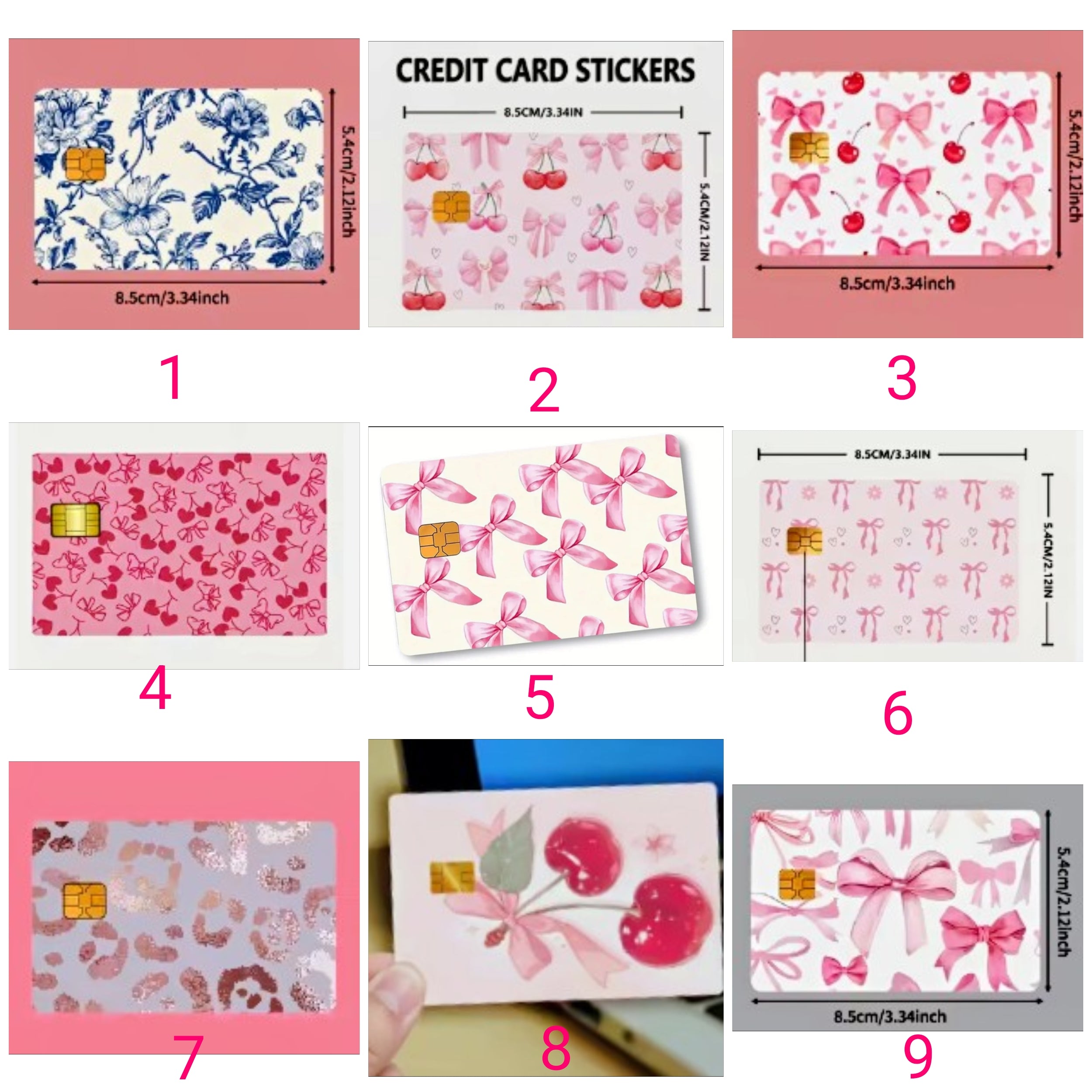 Credit/debit Card sticker skin