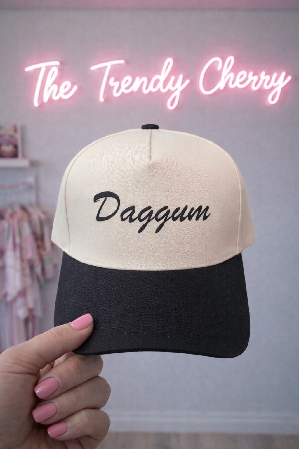 Daggum canvas trucker hat