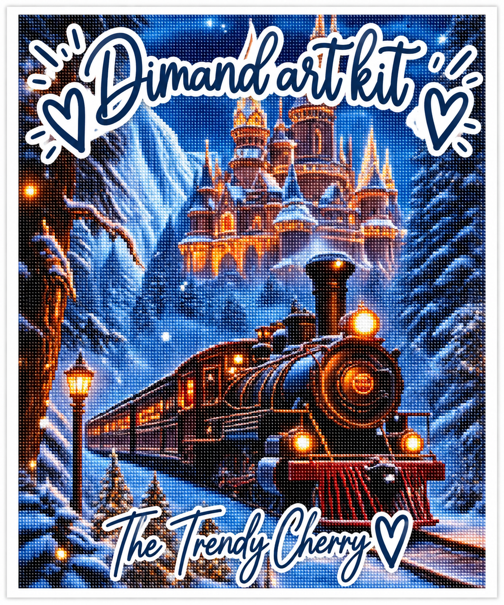 Diamond By Number Kit- Christmas Polar Express