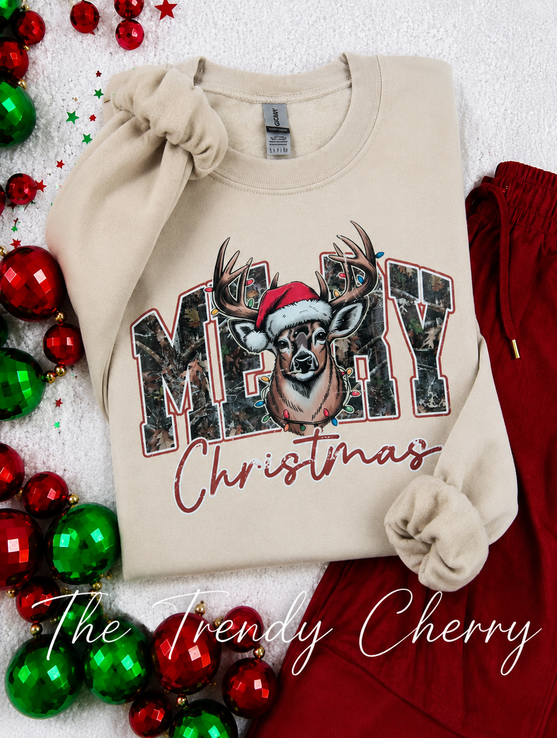 Camo Merry Christmas Sweatshirt