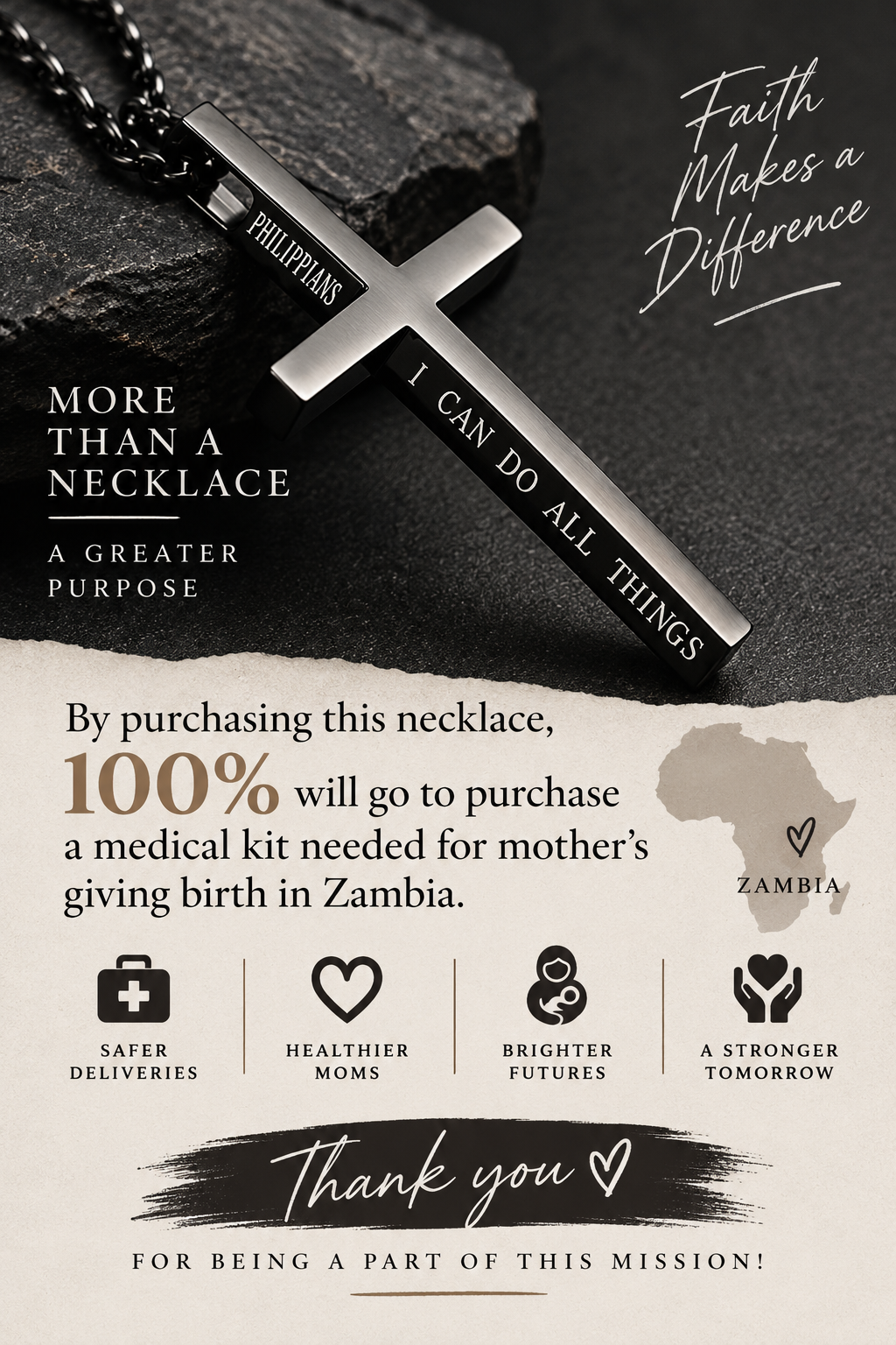 Zambia Mission Necklace