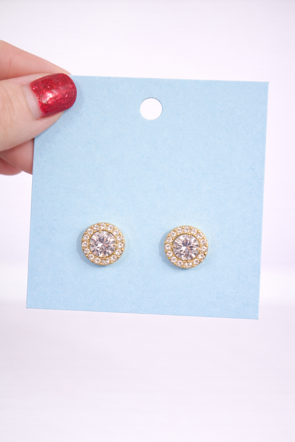 Charlie's circle stud earrings