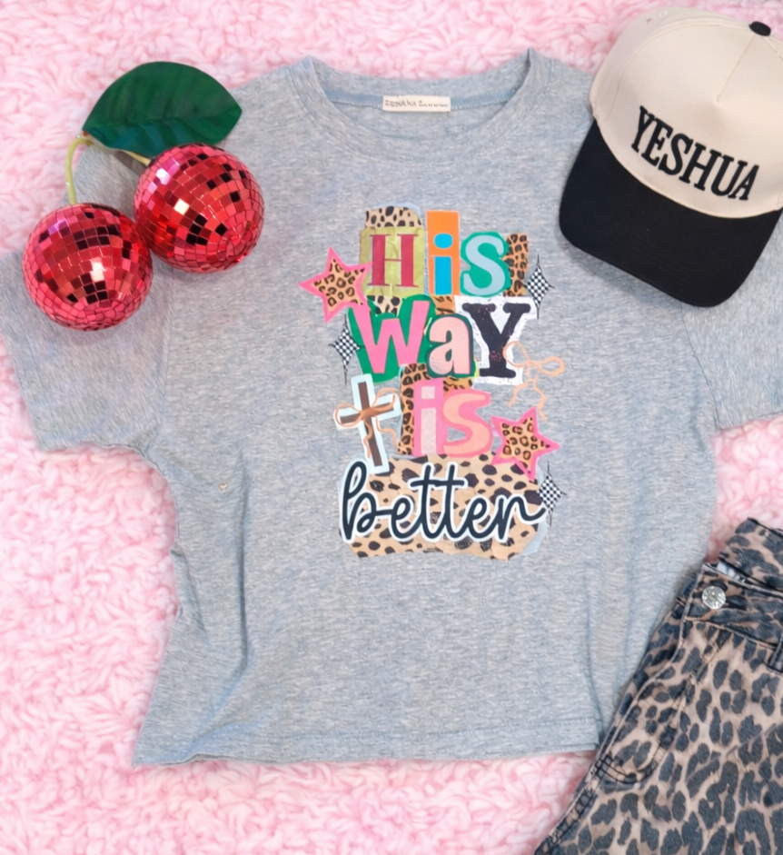 Your Ways Better- Zenana Cotton Crew Neck Short Sleeve Long Cropped T-shirt (Copy) (Copy) (Copy) (Copy)