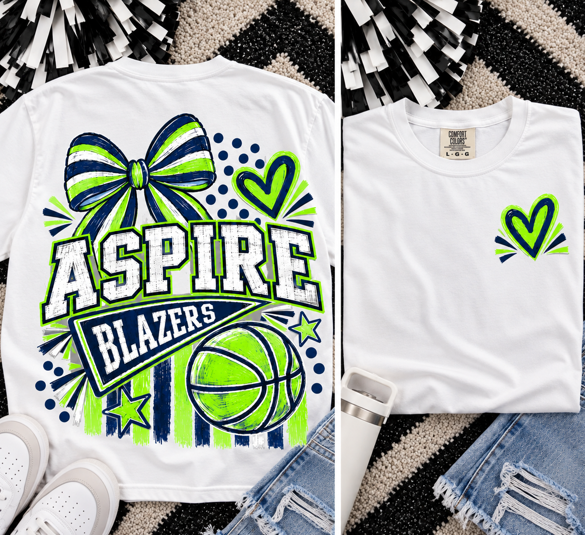 Aspire Blazers Basketball T-shirt