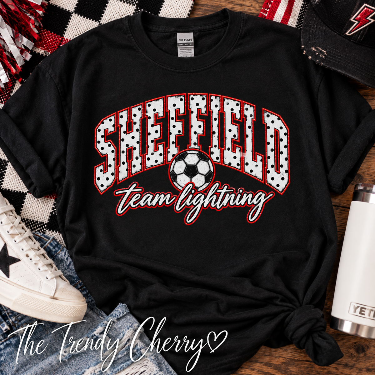 Sheffield Black T-shirt