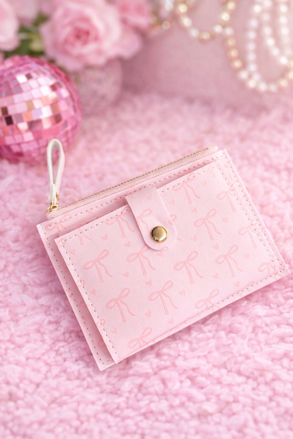 Pink Bow Wallet