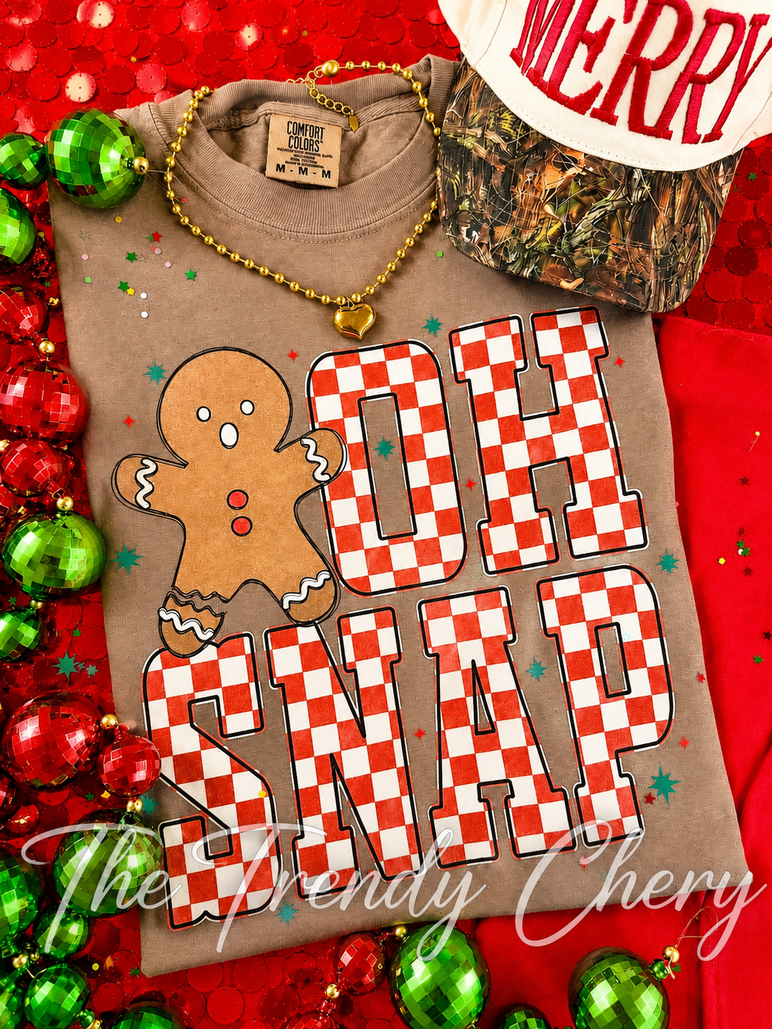 Gingie's Oh Snap Christmas T-shirt
