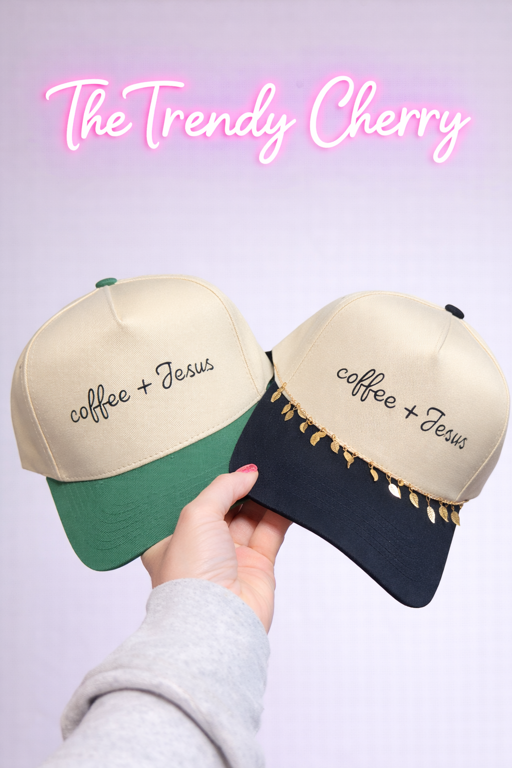Coffee + Jesus trucker hat