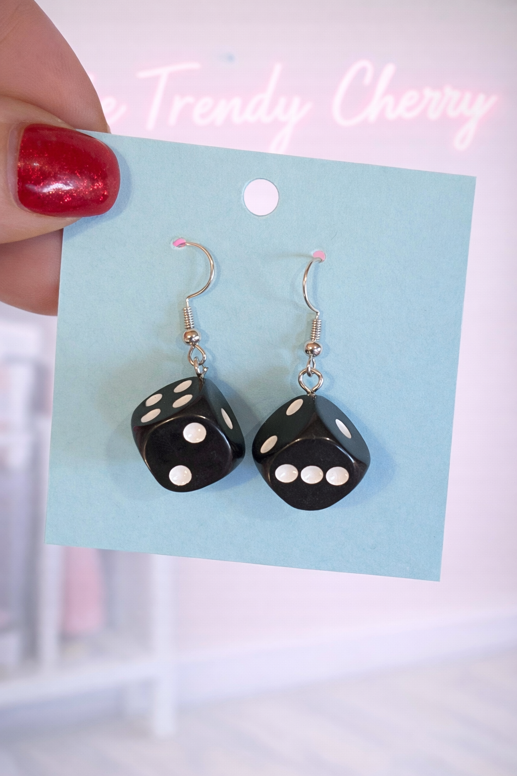 Rolling the dice earrings